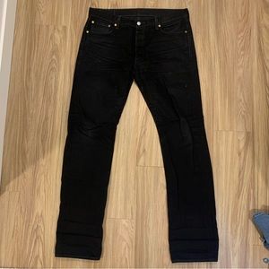 LEVIS 501 JEANS (36x36) Black